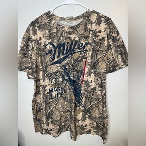 NWT Miller High Life Camouflage t Shirt